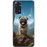 Mobilskal till Xiaomi Redmi Note 11 med Glad Hund motiv Mobilskal till Xiaomi Redmi Note 11 med Glad Hund motiv
