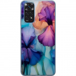 Mobilskal till Xiaomi Redmi Note 11S med Magiska blommor motiv