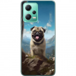 Mobilskal till Xiaomi Redmi Note 12 med Glad Hund motiv Mobilskal till Xiaomi Redmi Note 12 med Glad Hund motiv