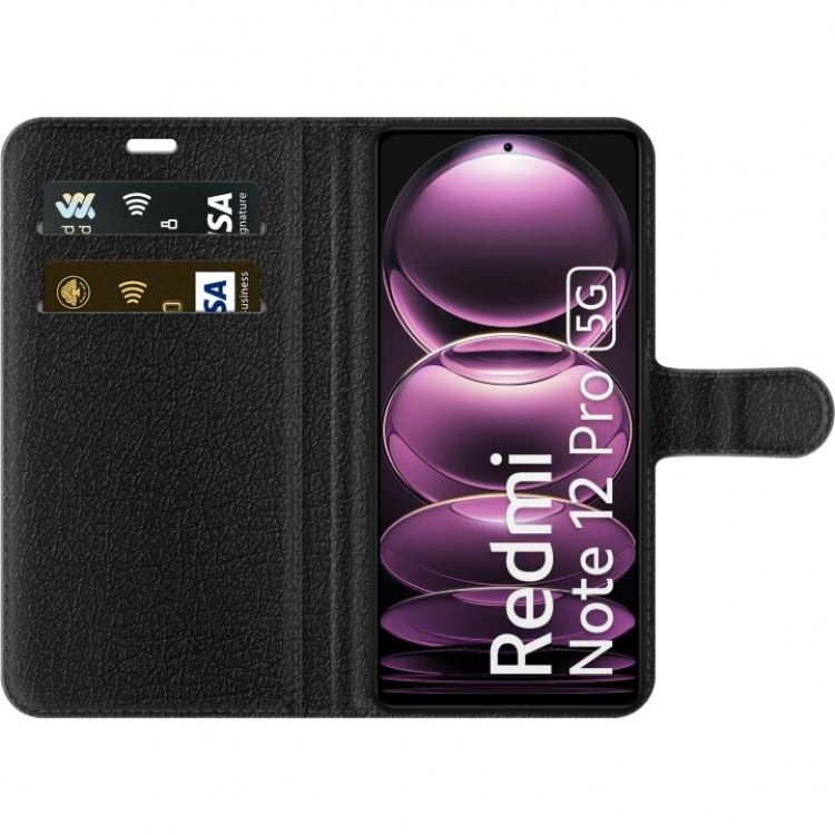 Plånboksfodral till Xiaomi Redmi Note 12 Pro med Guldglans motiv