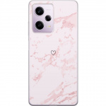 Mobilskal till Xiaomi Redmi Note 12 Pro med Rosa Hjärta motiv Mobilskal till Xiaomi Redmi Note 12 Pro med Rosa Hjärta motiv