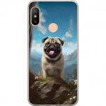Mobilskal till Xiaomi Redmi 6 Pro med Glad Hund motiv