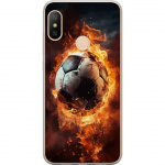 Mobilskal till Xiaomi Redmi 6 Pro med Fotboll motiv Mobilskal till Xiaomi Redmi 6 Pro med Fotboll motiv