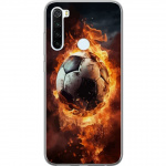 Mobilskal till Xiaomi Redmi Note 8 med Fotboll motiv