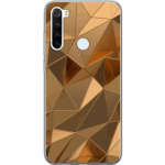 Mobilskal till Xiaomi Redmi Note 8 med 3D Guld motiv Mobilskal till Xiaomi Redmi Note 8 med 3D Guld motiv