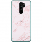 Mobilskal till Xiaomi Redmi Note 8 Pro med Rosa Hjärta motiv