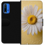 Plånboksfodral till Xiaomi Redmi Note 9 4G med Porslinsblomma motiv Plånboksfodral till Xiaomi Redmi Note 9 4G med Porslinsblomma motiv