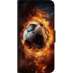 Plånboksfodral till Xiaomi Redmi Note 9 4G med Fotboll motiv