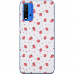 Mobilskal till Xiaomi Redmi Note 9 4G med Jordgubbar motiv Mobilskal till Xiaomi Redmi Note 9 4G med Jordgubbar motiv