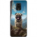 Mobilskal till Xiaomi Redmi Note 9S med Glad Hund motiv Mobilskal till Xiaomi Redmi Note 9S med Glad Hund motiv