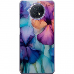 Mobilskal till Xiaomi Redmi Note 9T med Magiska blommor motiv Mobilskal till Xiaomi Redmi Note 9T med Magiska blommor motiv