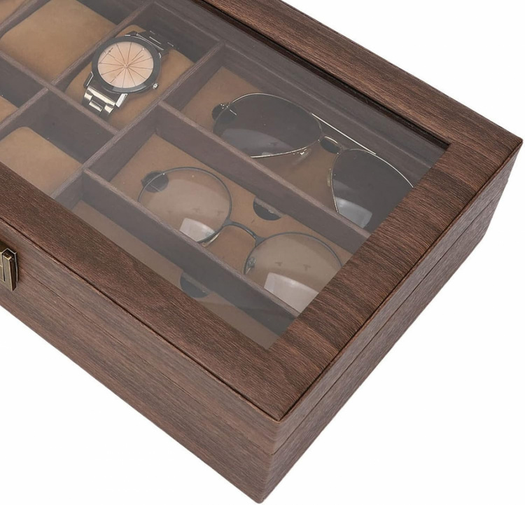 Förvaring till klockor och solglasögon Förvaring till klockor och solglasögon