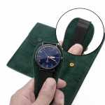 Klockfodral i sammetsliknande material, Grön Klockfodral i sammetsliknande material, Grön