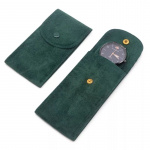 Klockfodral i sammetsliknande material, Grön Klockfodral i sammetsliknande material, Grön