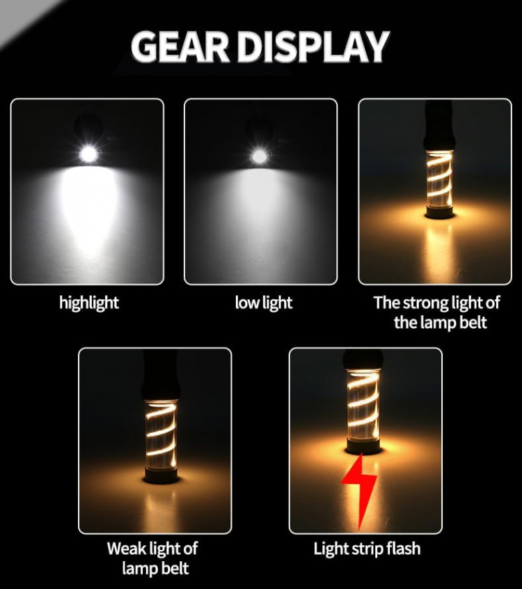 2-i-1 LED Campinglampa med myggavvisare 2-i-1 LED Campinglampa med myggavvisare