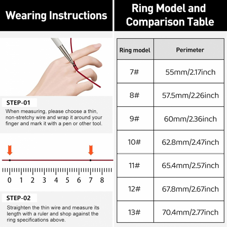 Smart Ring strl 10, Svart