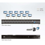 ATEN 10-Port 4K HDMI Splitter Svart ATEN 10-Port 4K HDMI Splitter Svart