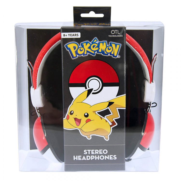 POKEMON Hörlur Dome Tween On-Ear 90dB Pokeball