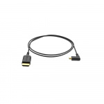 8Sinn Kabel Micro HDMI-HDMI Vinklad Extra Tunn 40cm
