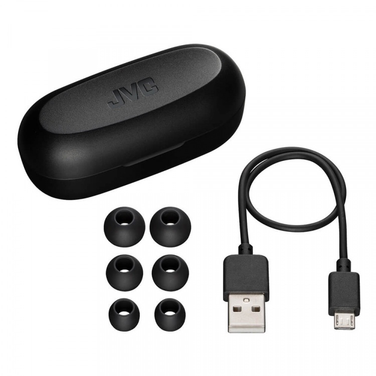 JVC Hörlur In-Ear True Wireless Gumy HA-A7T Svart JVC Hörlur In-Ear True Wireless Gumy HA-A7T Svart