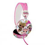 LOL Hörlur On-Ear 90dB Glitter Glam Rosa