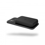 Zens Magnetisk Qi Powerbank One Side 4000mAh, Qi-Laddningsbar Svart