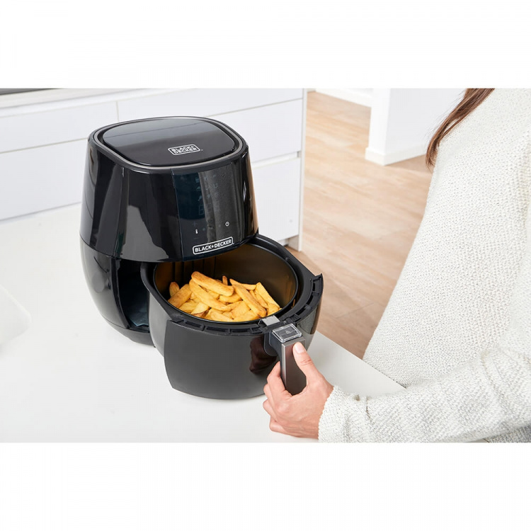 BLACK+DECKER Air Fryer Digital Control 3,5L Svart BLACK+DECKER Air Fryer Digital Control 3,5L Svart