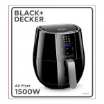 BLACK+DECKER Air Fryer Digital Control 3,5L Svart BLACK+DECKER Air Fryer Digital Control 3,5L Svart