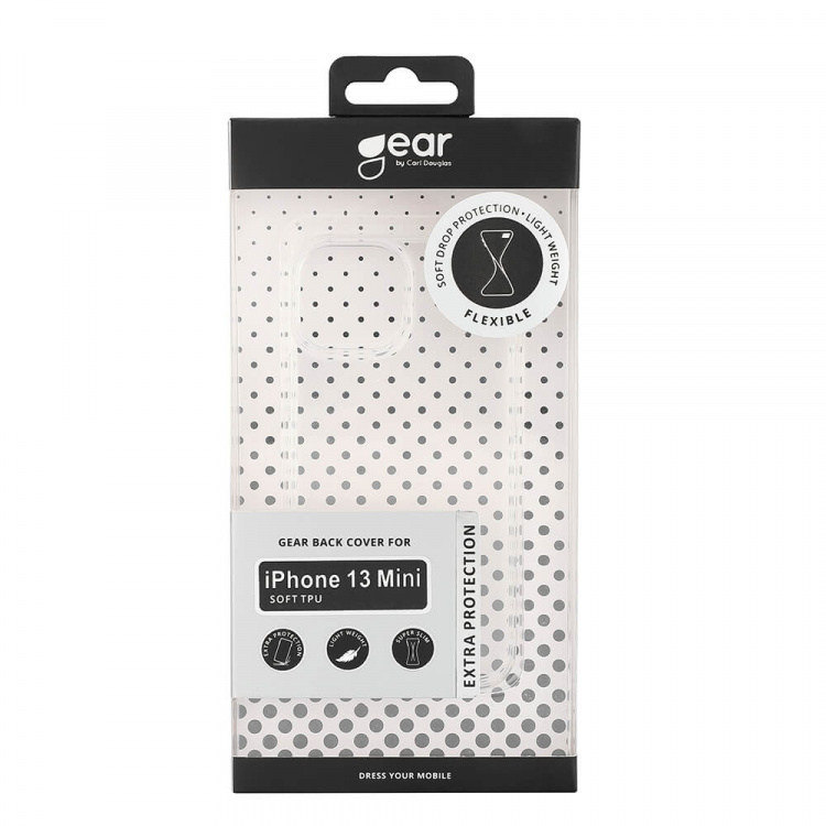 Gear Mobilskal TPU Transparent - iPhone 13 Mini