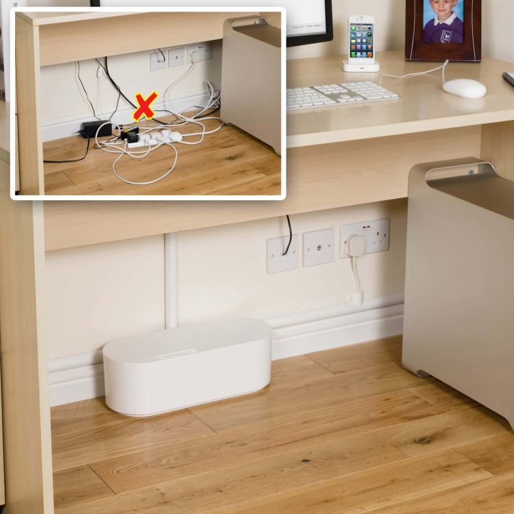 D-LINE Kabelbox Liten Vit D-LINE Kabelbox Liten Vit