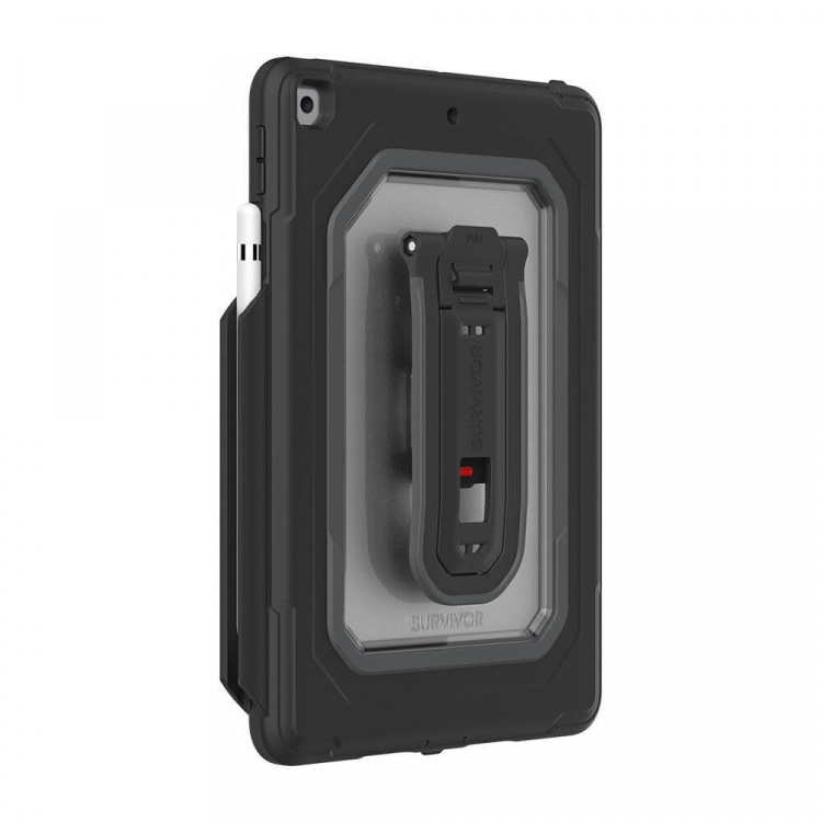 SURVIVOR All-Terrain Tabletskal iPad 10.2 2019/20/21 Svart