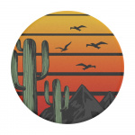PopSockets Saguaro Sunset Avtagbart Grip med Ställfunktion PopSockets Saguaro Sunset Avtagbart Grip med Ställfunktion