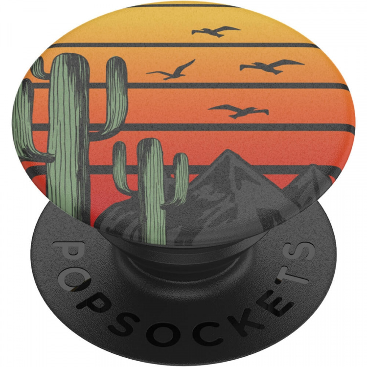 PopSockets Saguaro Sunset Avtagbart Grip med Ställfunktion PopSockets Saguaro Sunset Avtagbart Grip med Ställfunktion
