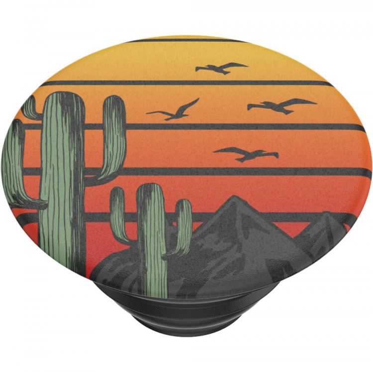 PopSockets Saguaro Sunset Avtagbart Grip med Ställfunktion PopSockets Saguaro Sunset Avtagbart Grip med Ställfunktion