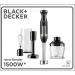 BLACK+DECKER Hand Blender 1500W With Accessories