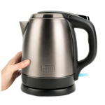 BLACK+DECKER Vattenkokare 1,2L Borstat Stål