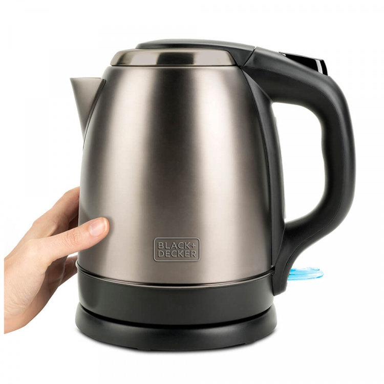 BLACK+DECKER Vattenkokare 1,2L Borstat Stål