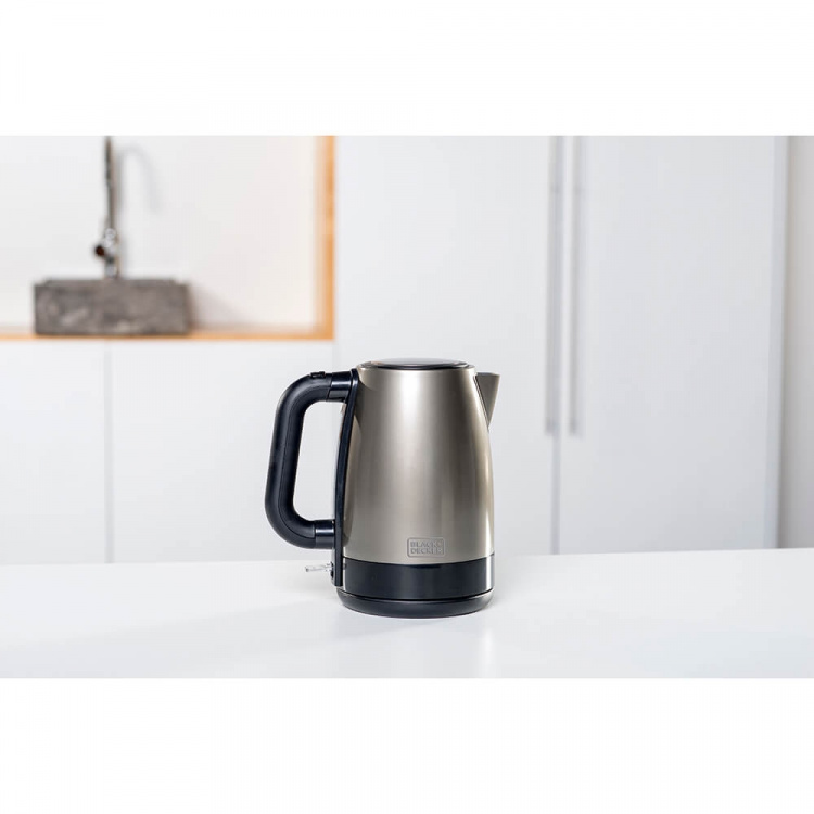 BLACK+DECKER Vattenkokare 1,2L Borstat Stål