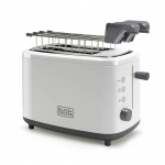 BLACK+DECKER Brödrost 2-Skivor Vit