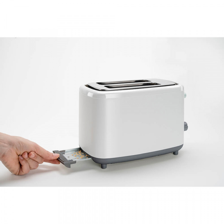 BLACK+DECKER Brödrost 2-Skivor Vit