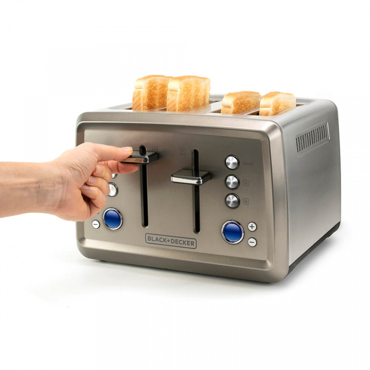 BLACK+DECKER Brödrost 4-skivor 1960W BLACK+DECKER Brödrost 4-skivor 1960W