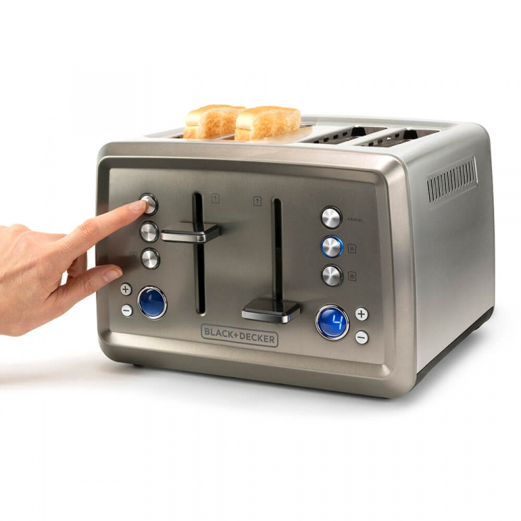 BLACK+DECKER Brödrost 4-skivor 1960W BLACK+DECKER Brödrost 4-skivor 1960W