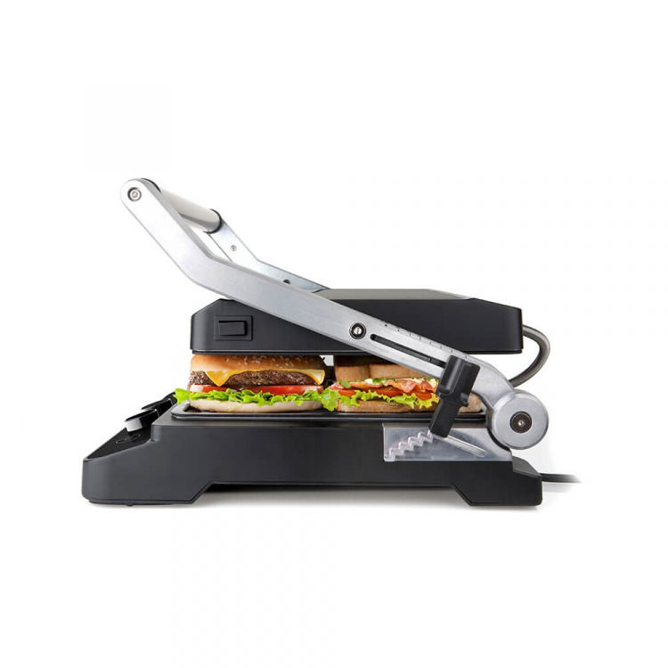 BLACK+DECKER Bordsgrill, Extra Platta 2000W, Borstat Stål