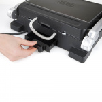 BLACK+DECKER Bordsgrill, Extra Platta 2000W, Borstat Stål