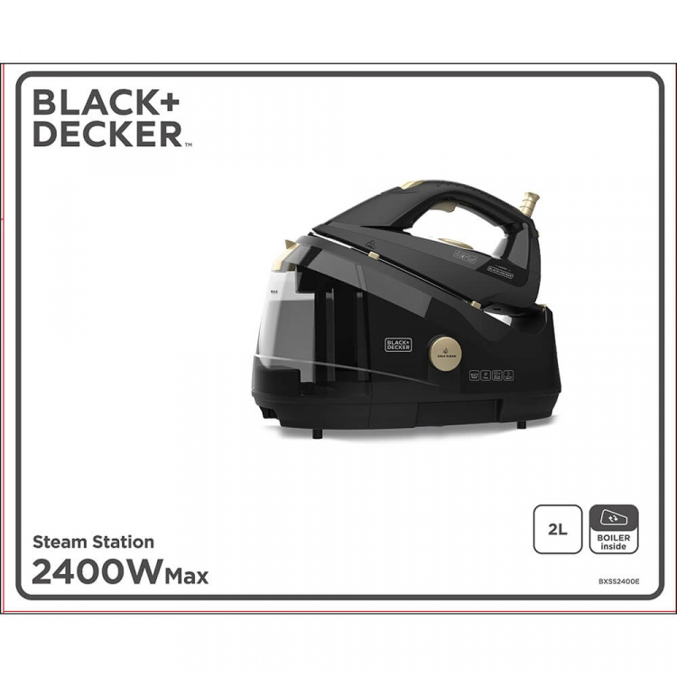 BLACK+DECKER Ångstation 2L 2400W