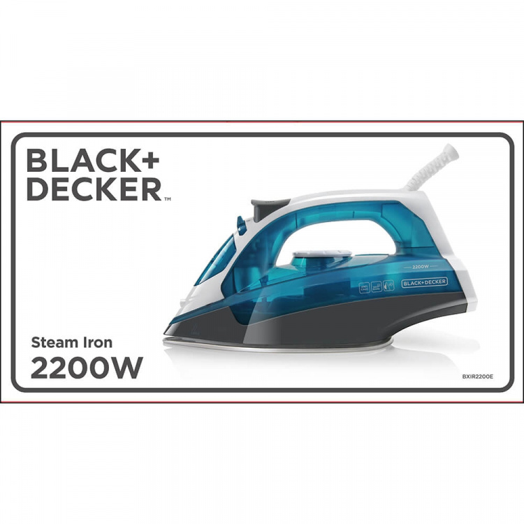 BLACK+DECKER Ångstrykjärn Blå
