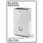 BLACK+DECKER Avfuktare + Luftrenare 20L