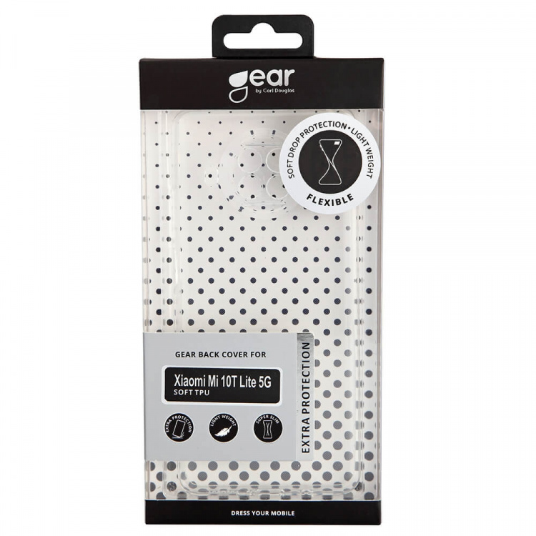 Gear Mobilskal TPU Transparent - Xiaomi Mi 10T Lite 5G Gear Mobilskal TPU Transparent - Xiaomi Mi 10T Lite 5G