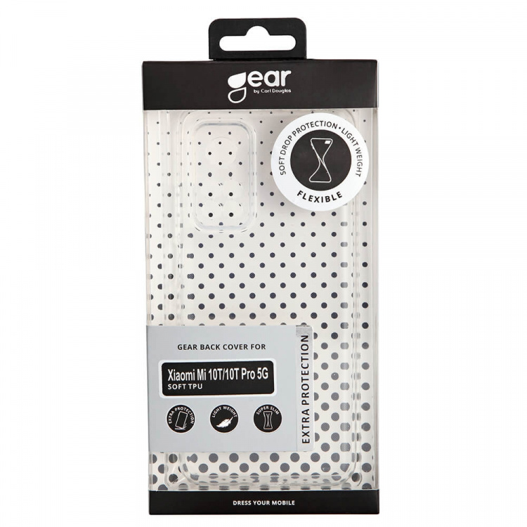 Gear Mobilskal TPU Transparent - Xiaomi Mi 10T 5G/10T Pro 5G Gear Mobilskal TPU Transparent - Xiaomi Mi 10T 5G/10T Pro 5G