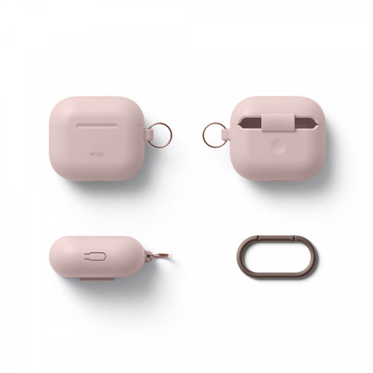 Elago AirPods 3 Silikonfodral Sandrosa Elago AirPods 3 Silikonfodral Sandrosa